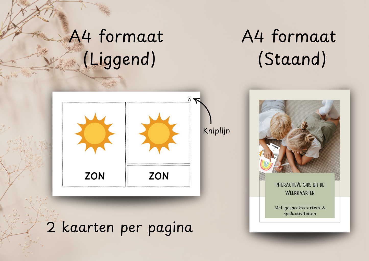 13 Printbare Weerkaarten voor Kinderen